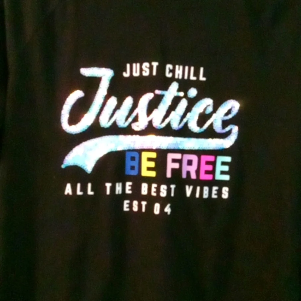 Justice Cropped Tee L
